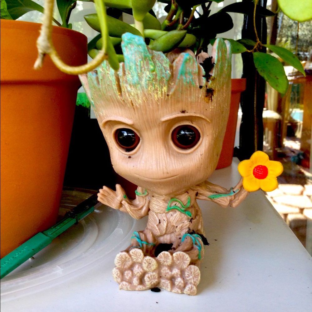 Baby groot flower 🌺 planter